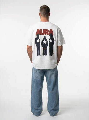 Aura White - minimalist oversize tee