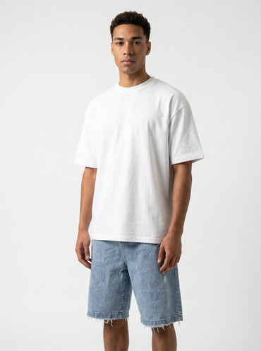 Loose-fit Unisex's Denim shorts