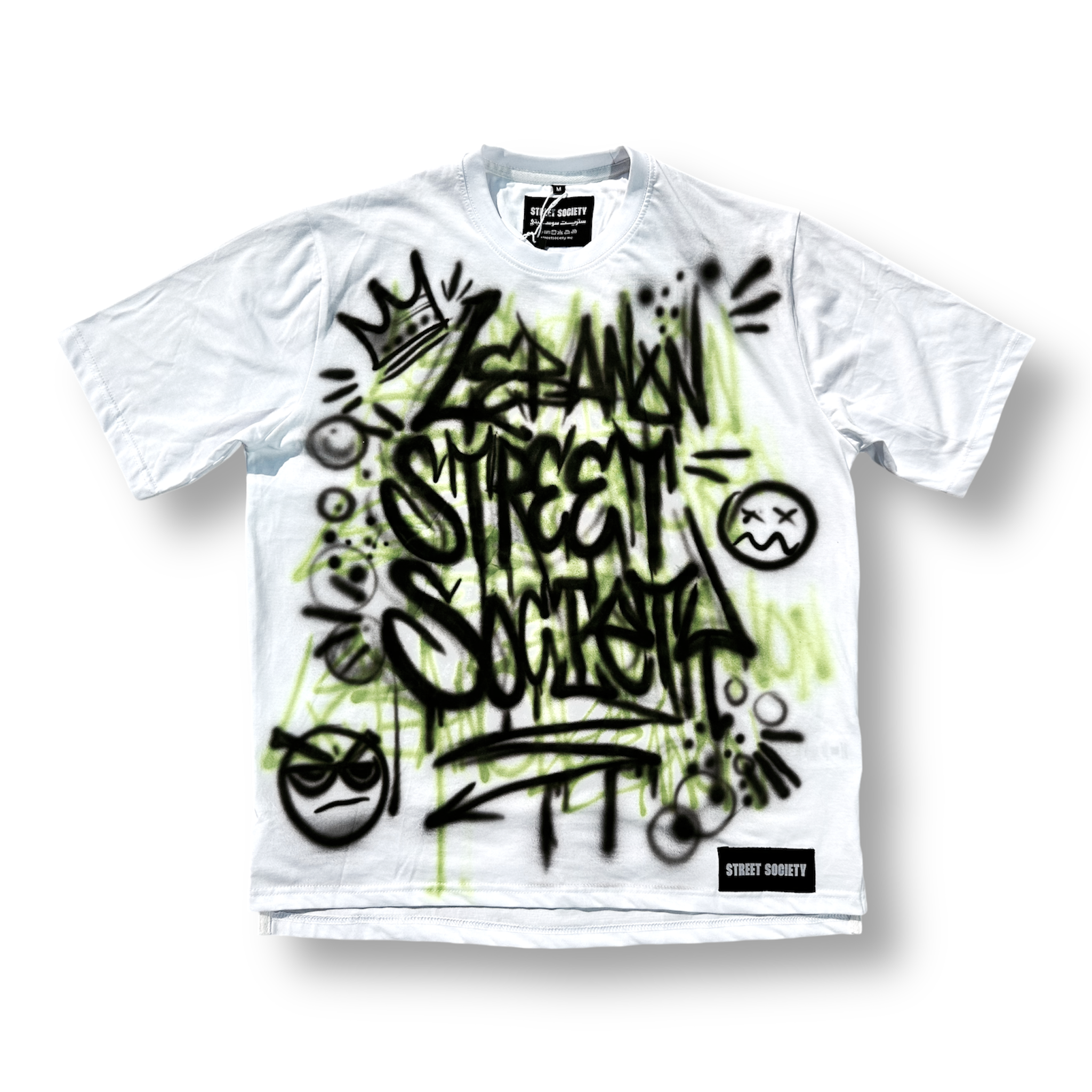 Tee- Graffiti Green