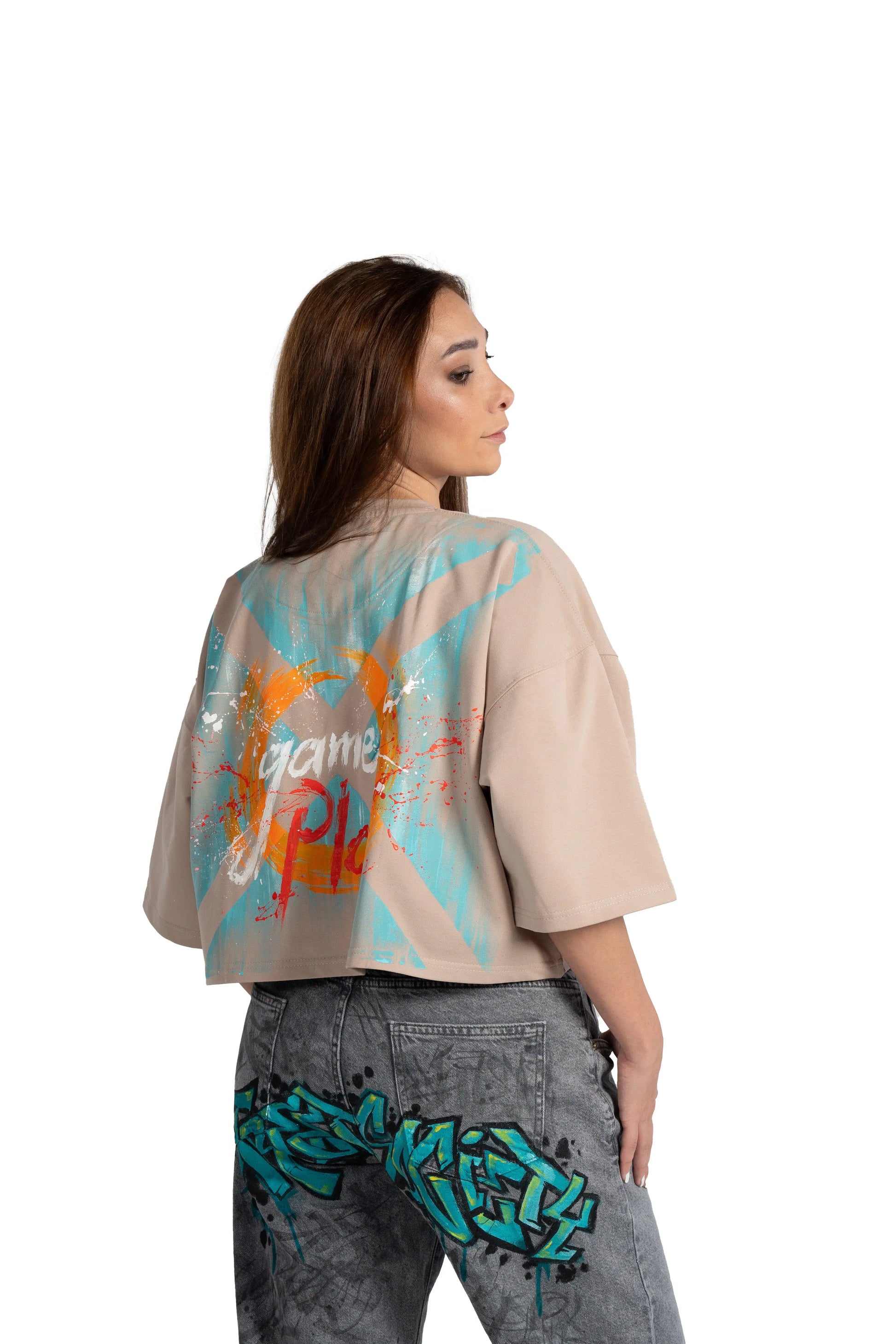 Vibrant Game Play Crop Top Street Society