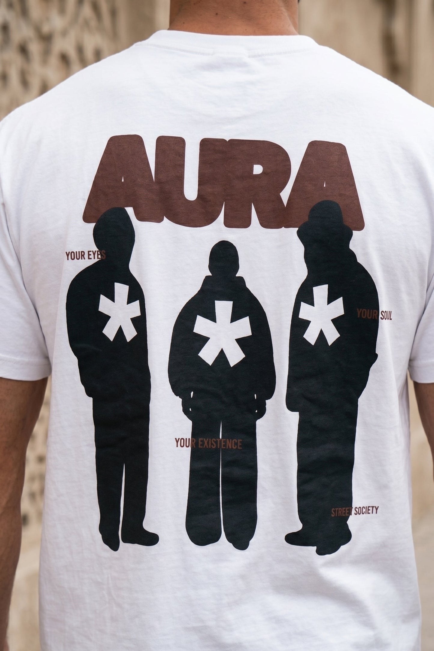 Aura White - minimalist oversize tee