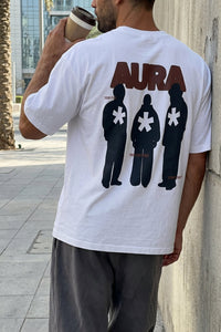 Aura White - minimalist oversize tee