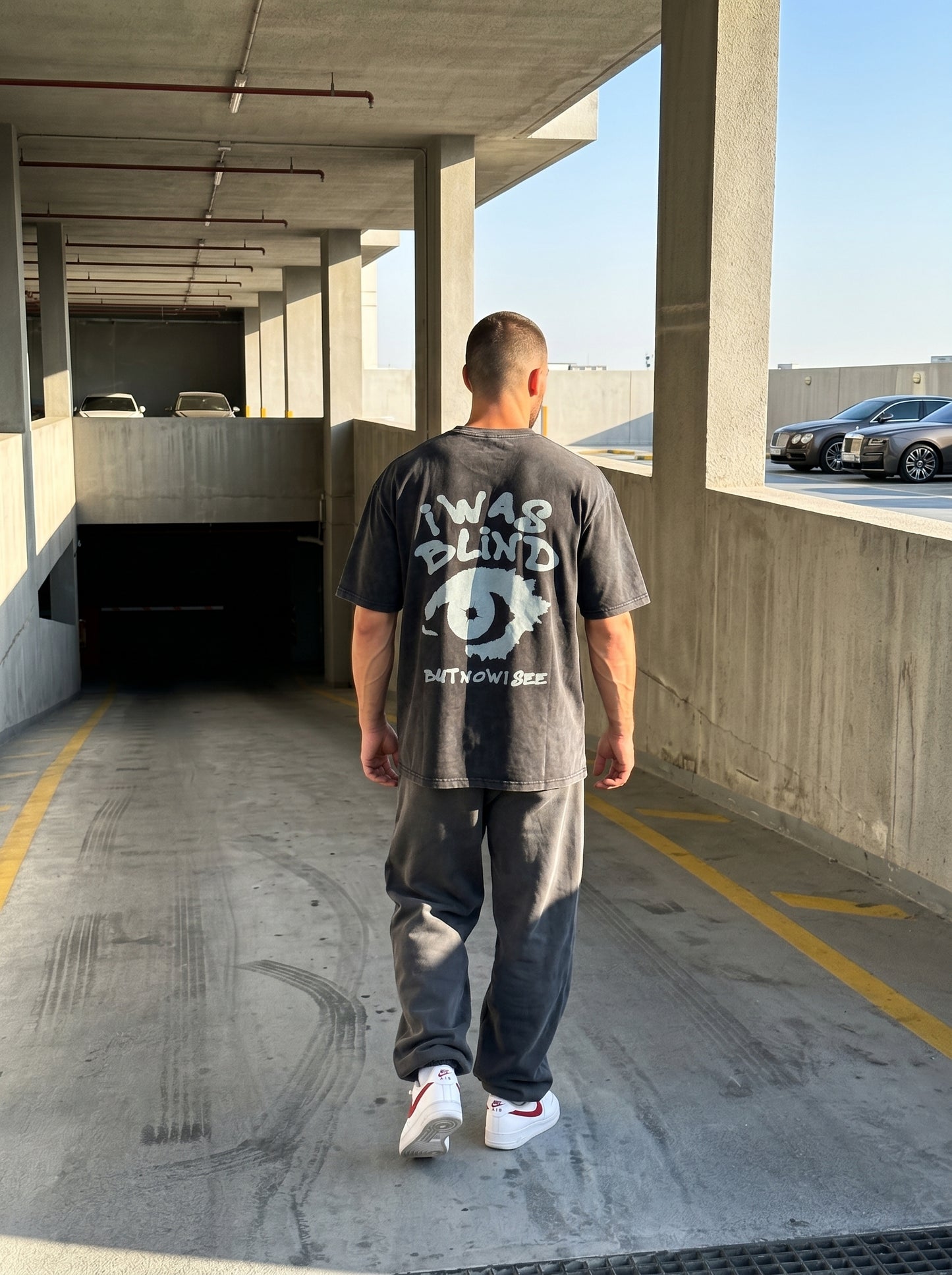 Blind Vision Charcoal - rebellious oversized tee