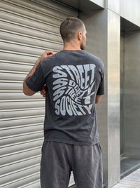 Street Society Charcoal - bold oversized tee