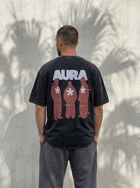 Aura Charcoal - minimalist oversize tee