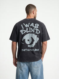 Blind Vision Charcoal - rebellious oversized tee