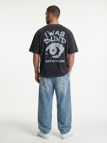 Blind Vision Charcoal - rebellious oversized tee