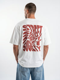 Street Society White - bold oversized tee