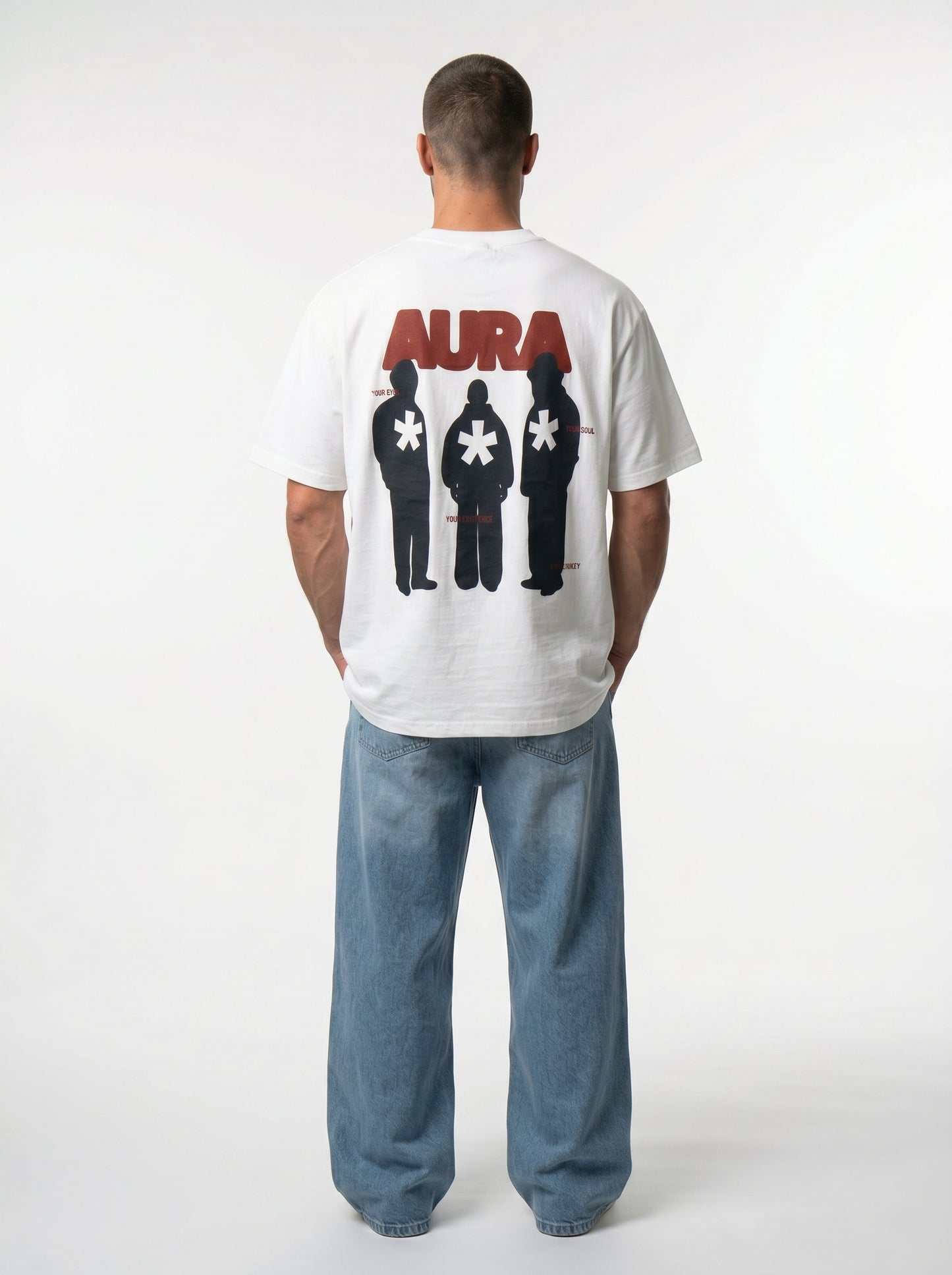 Aura White - minimalist oversize tee