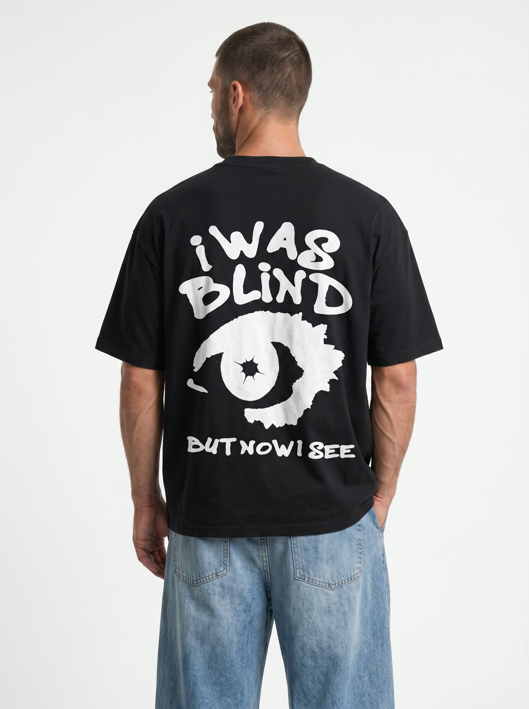 Blind Vision Black - rebellious oversized tee