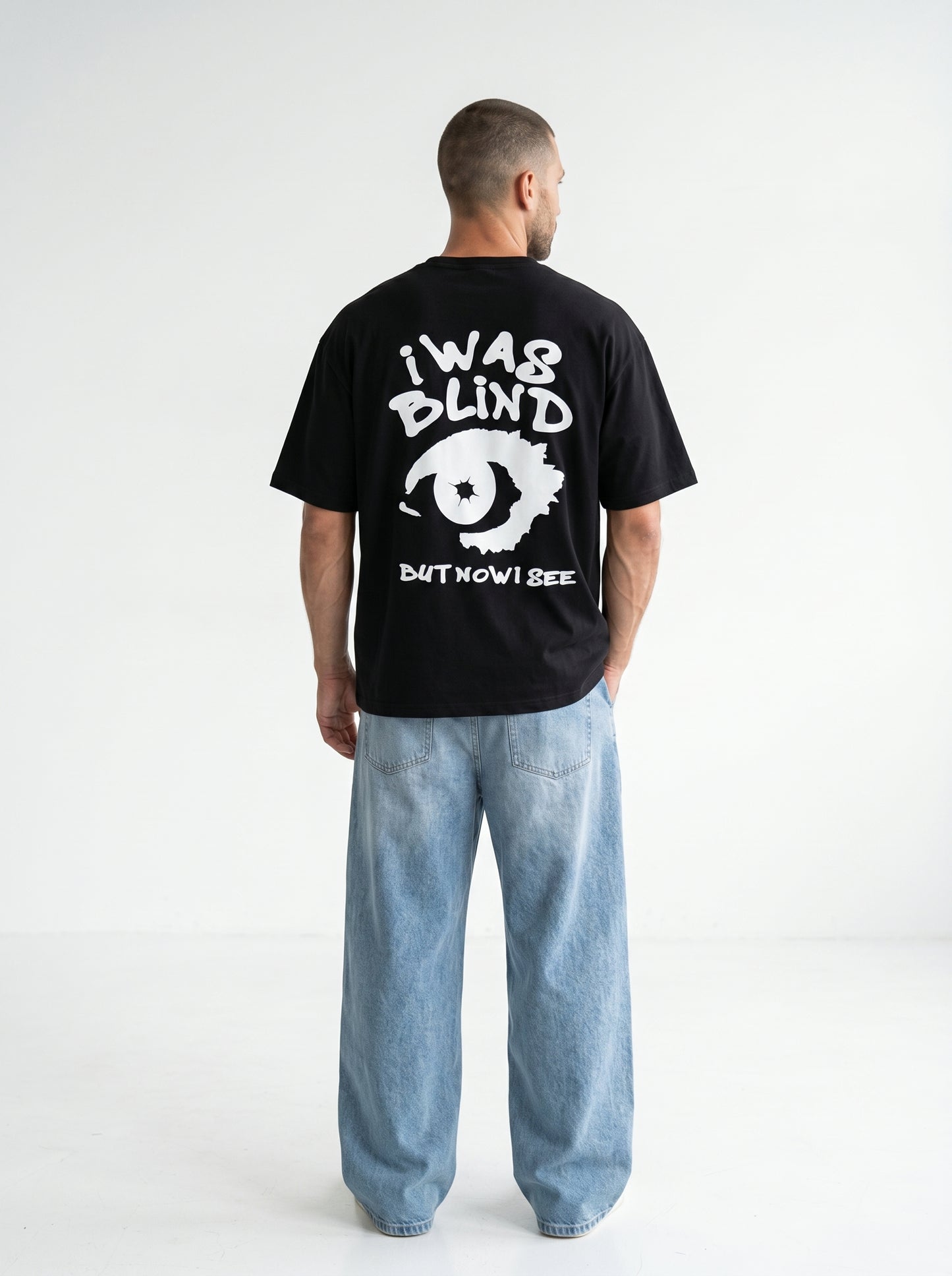 Blind Vision Black - rebellious oversized tee