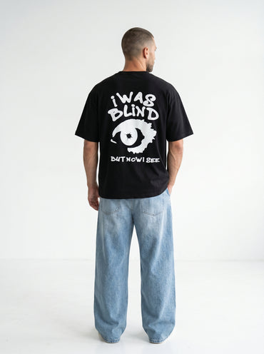 Blind Vision Black - rebellious oversized tee