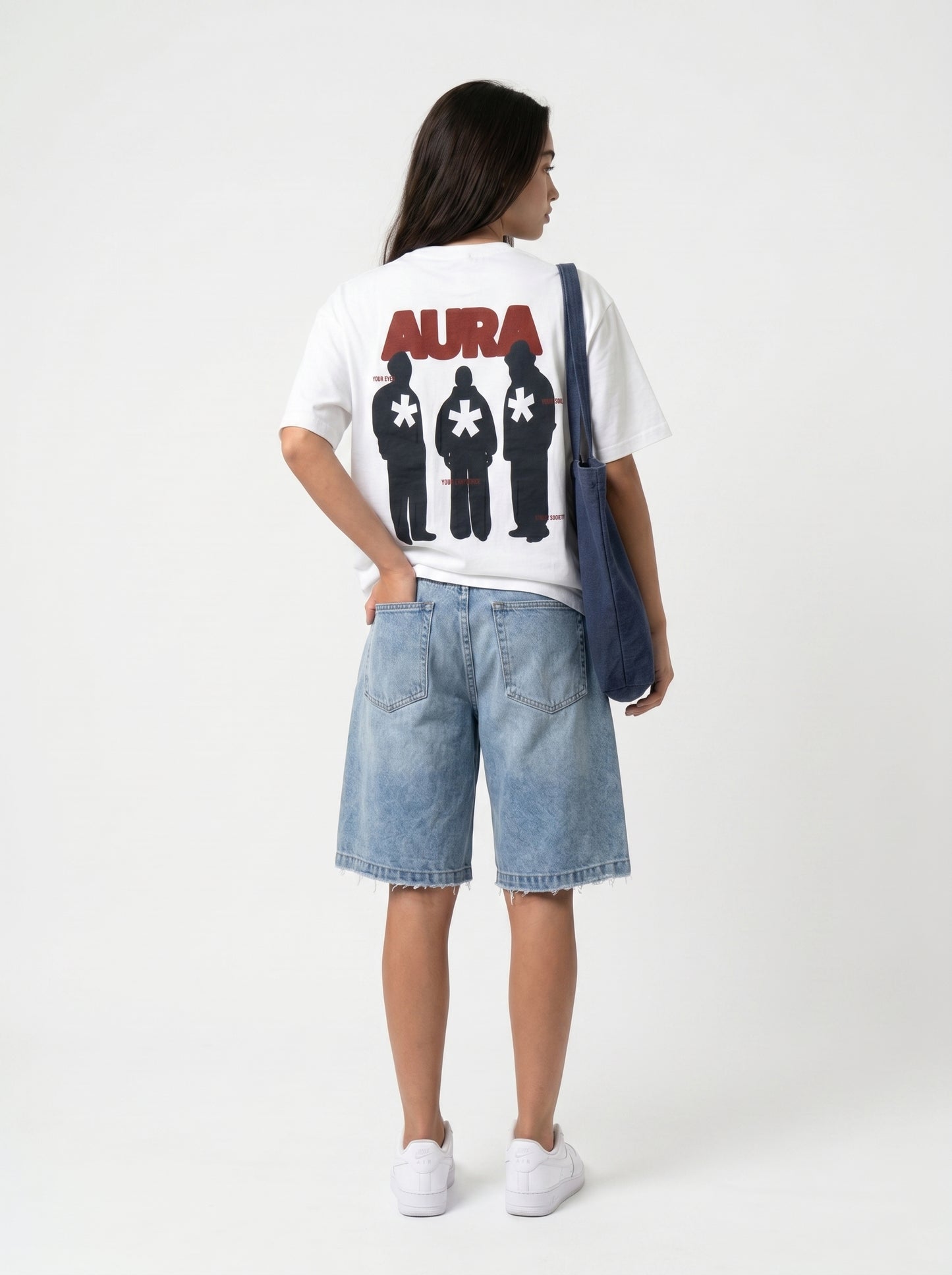 Loose-fit Unisex's Denim shorts