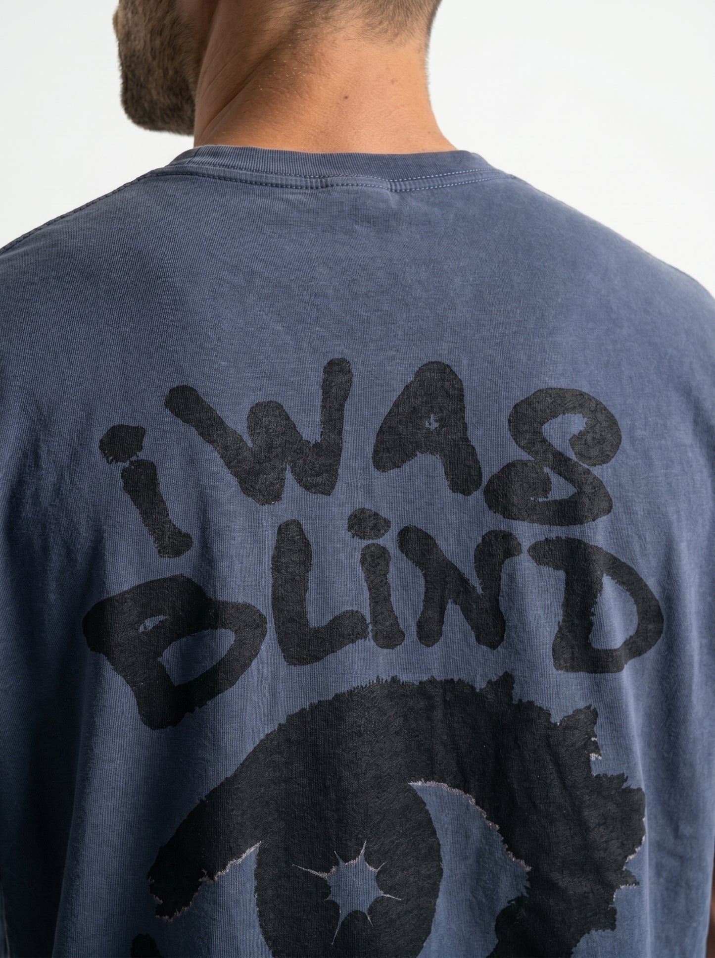 Blind Vision Blue - rebellious oversized tee
