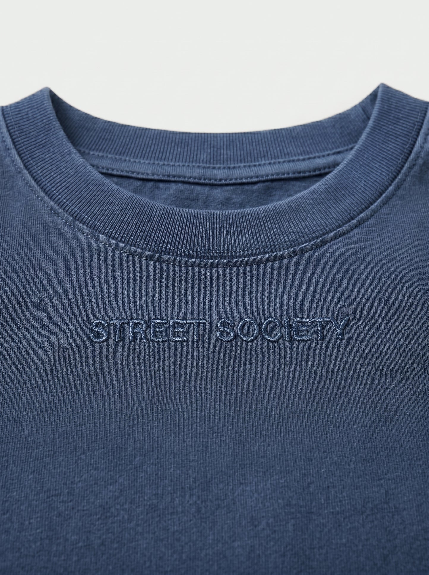 Aura Blue - minimalist oversize tee