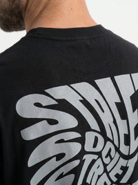 Street Society Black - minimalist oversized tee