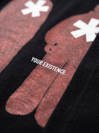 Aura Black - minimalist oversize tee