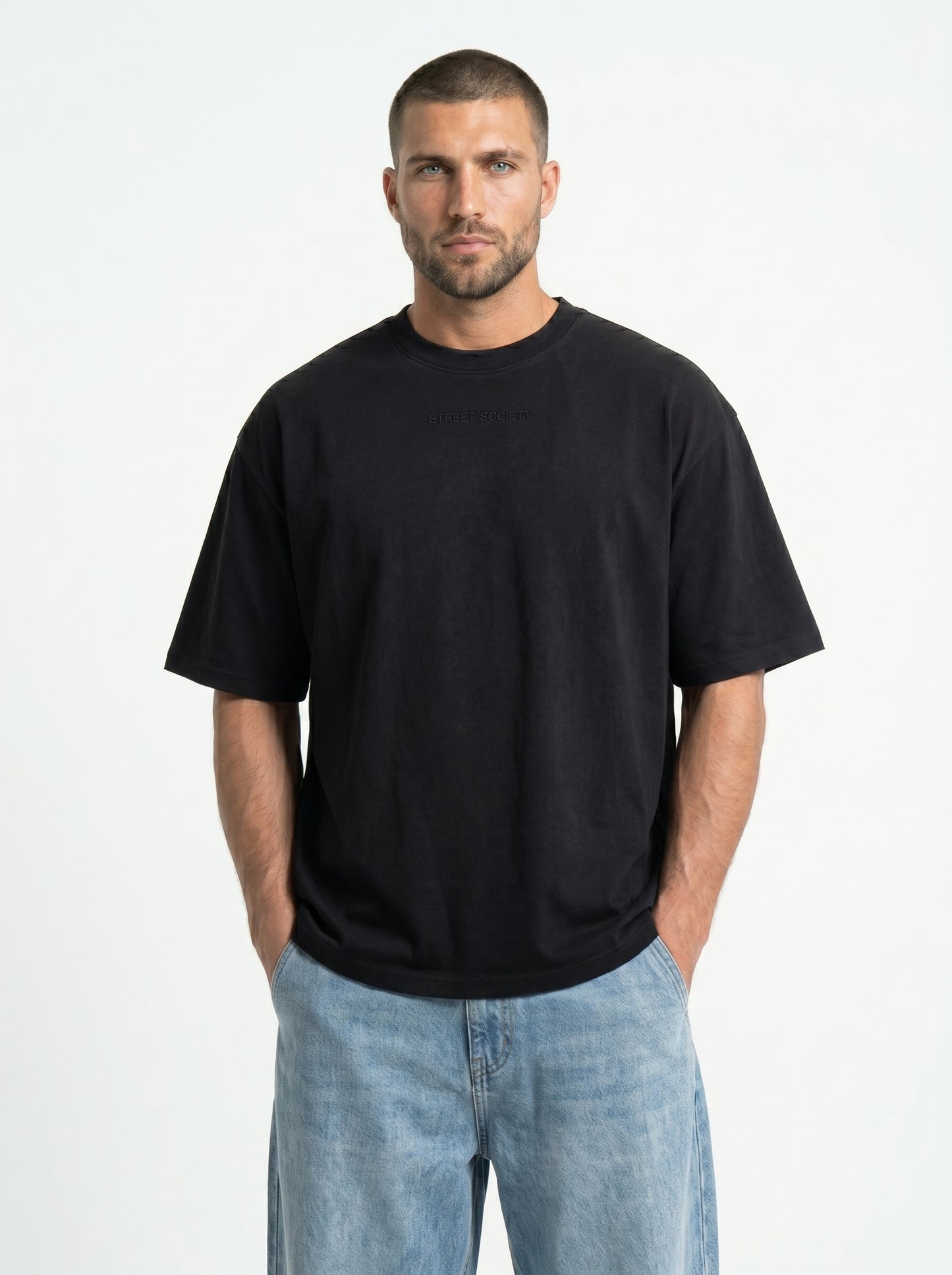 Blind Vision Black - rebellious oversized tee