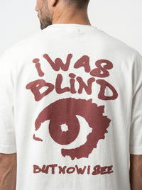 Blind Vision White - rebellious oversized tee