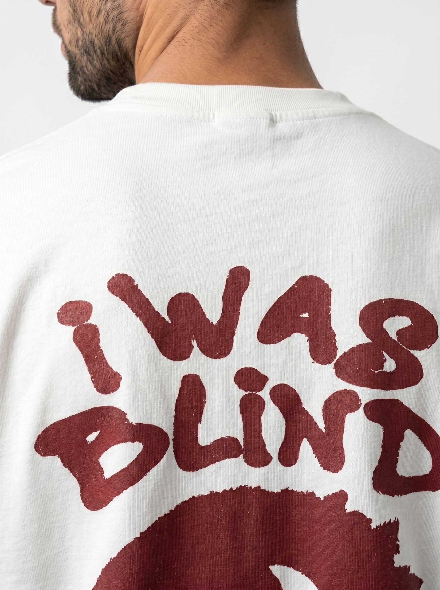Blind Vision White - rebellious oversized tee