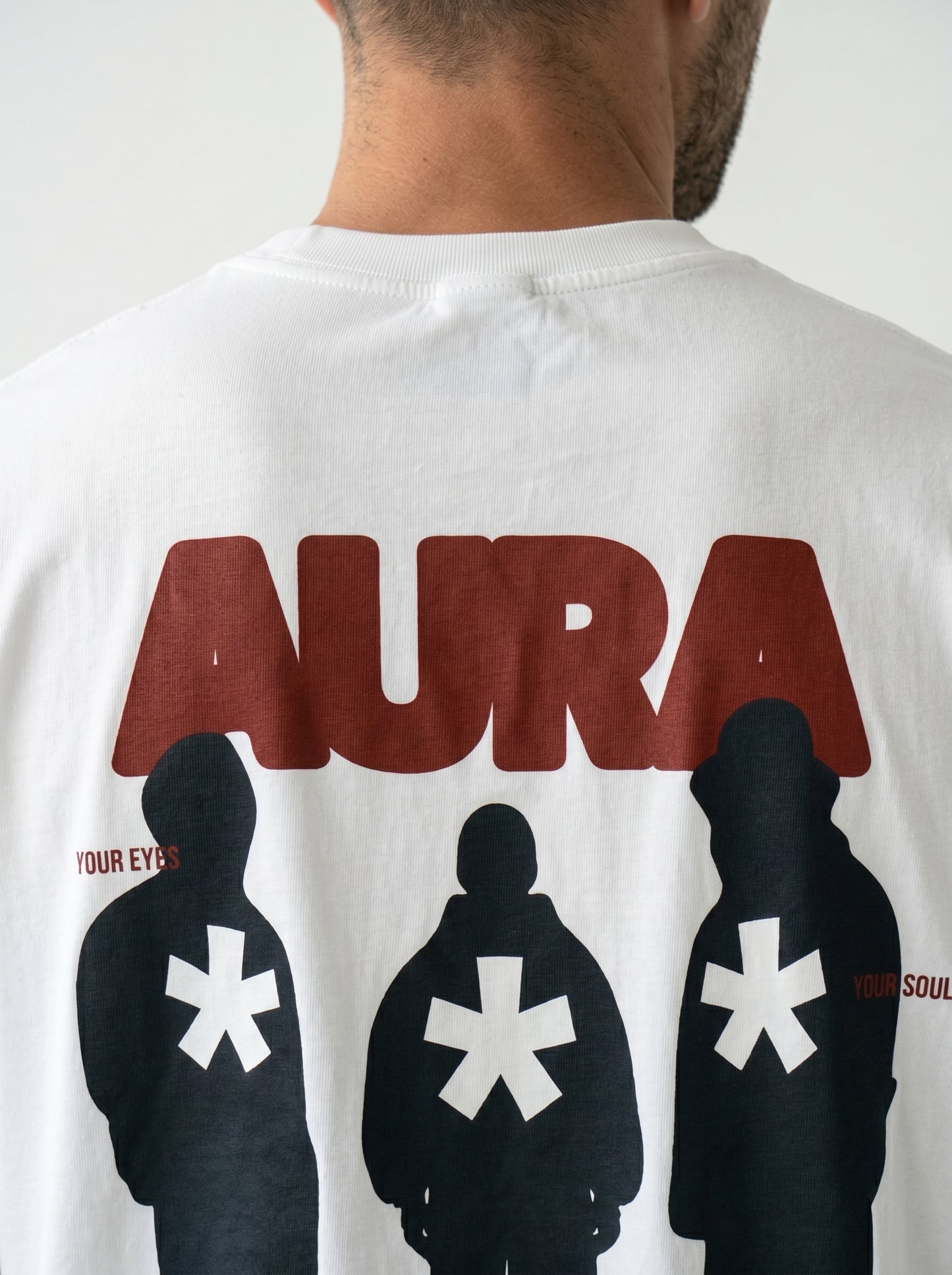 Aura White - minimalist oversize tee
