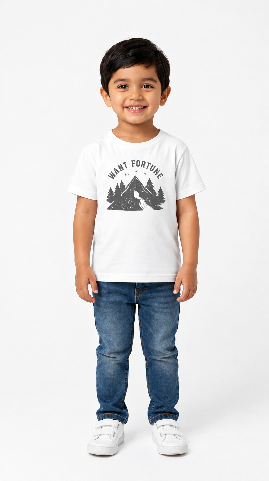 Simple Print T-Shirt – Kids