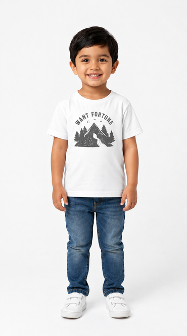 Simple Print T-Shirt – Kids