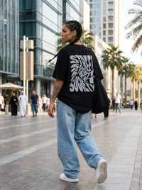 Street Society Black - minimalist oversized tee