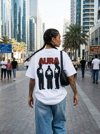 Aura White - minimalist oversize tee