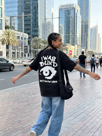 Blind Vision Black - rebellious oversized tee