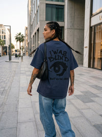 Blind Vision Blue - rebellious oversized tee