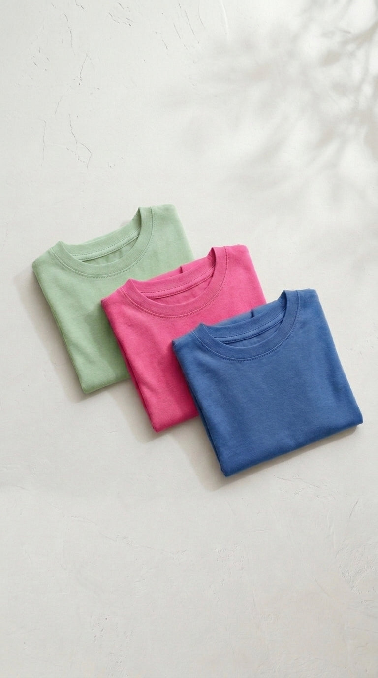 Basic T-Shirt set of 3 - Kids