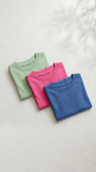 Basic T-Shirt set of 3 - Kids