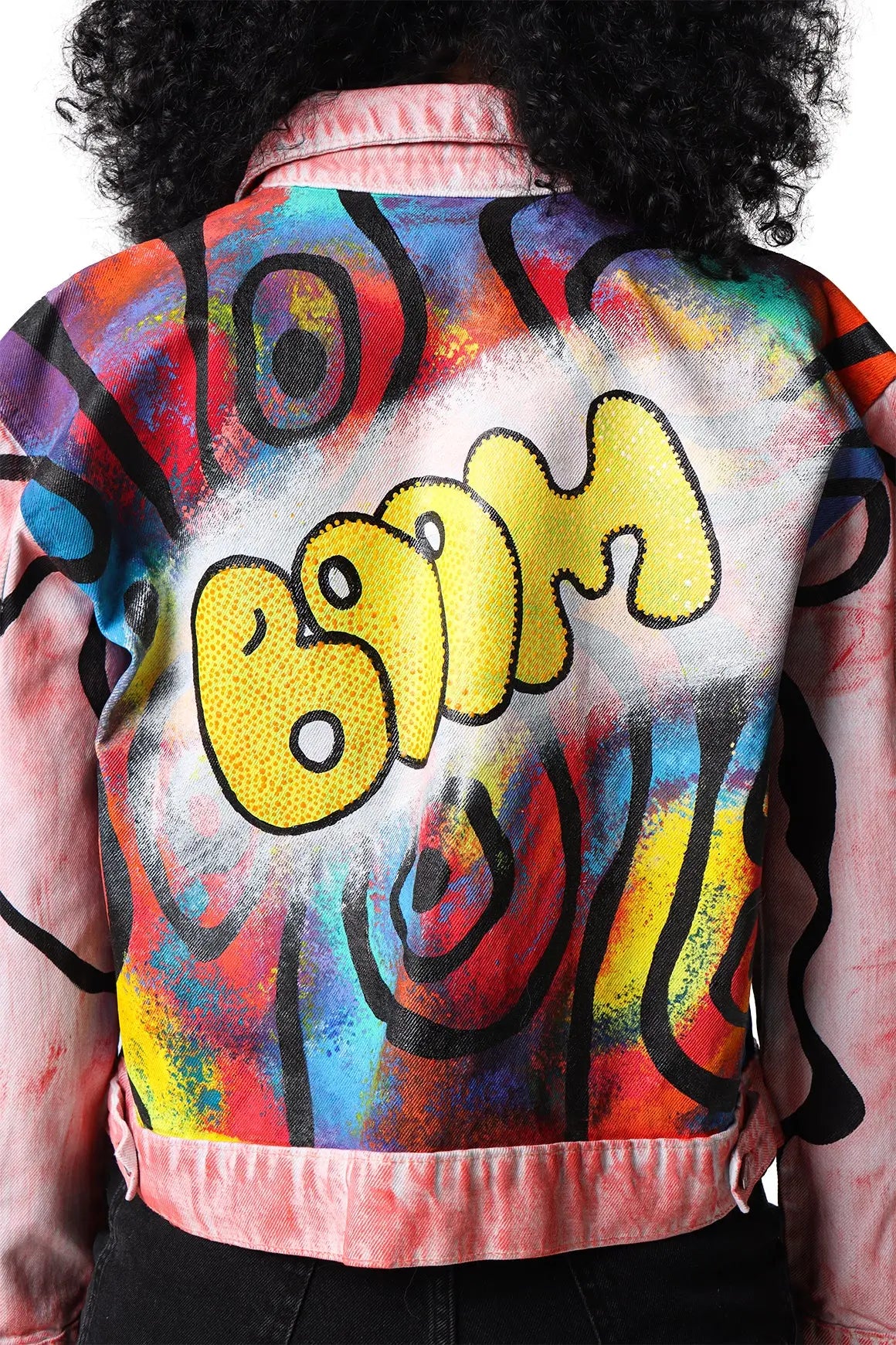 BOOM-BOOM Customized Denim Jacket Street Society