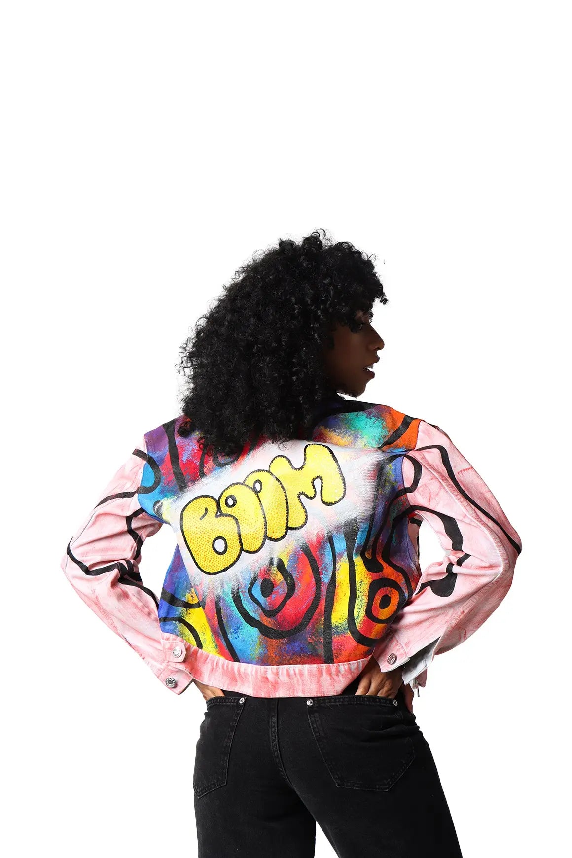 BOOM-BOOM Customized Denim Jacket Street Society