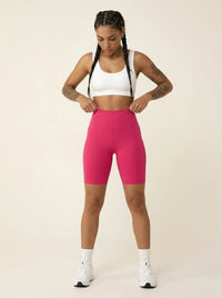 Berry Pink Bike Shorts Street Society