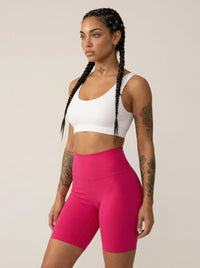 Berry Pink Bike Shorts Street Society