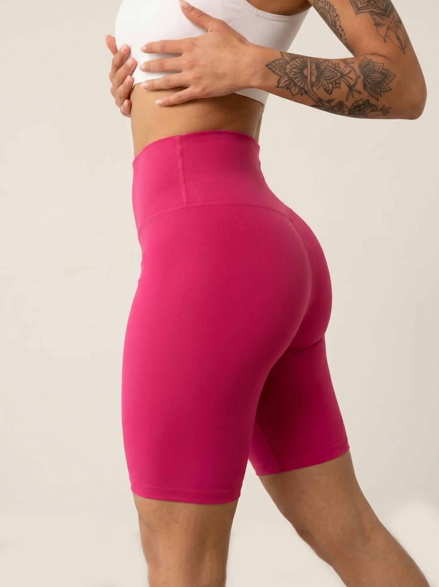 Berry Pink Bike Shorts Street Society