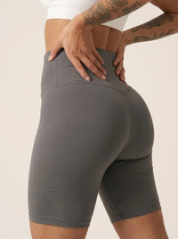 Grey Bike Shorts Street Society