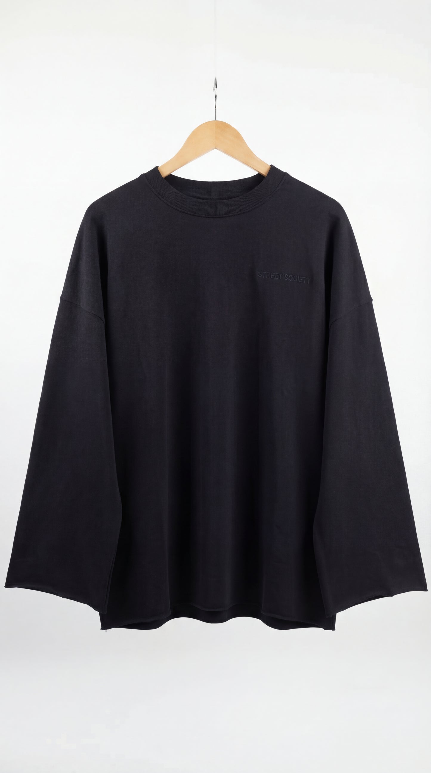 Loose Sleeves - Black Hoodie