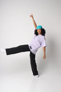 Light Purple T-Shirt & Turquoise Docker Cap - Street Society