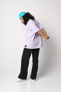 Light Purple T-Shirt & Turquoise Docker Cap - Street Society