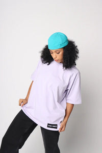 Light Purple T-Shirt & Turquoise Docker Cap - Street Society