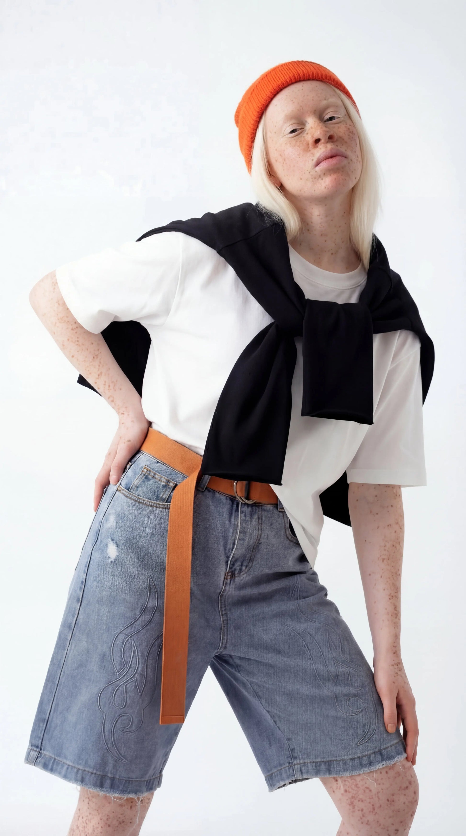 Loose-fit Unisex's Denim shorts - Street Society