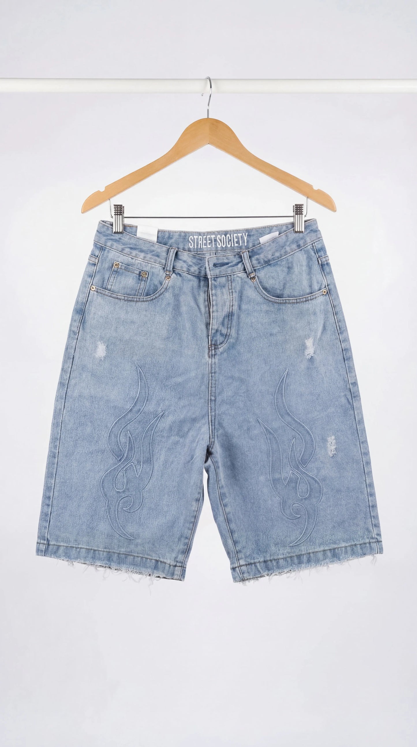 Loose-fit Unisex's Denim shorts - Street Society