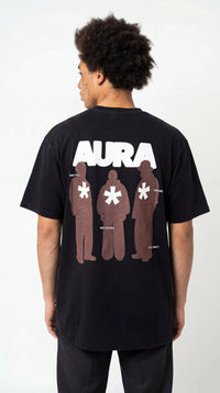 OverSize Fit Unisex Cotton T-shirt "Aura Black" - Street Society