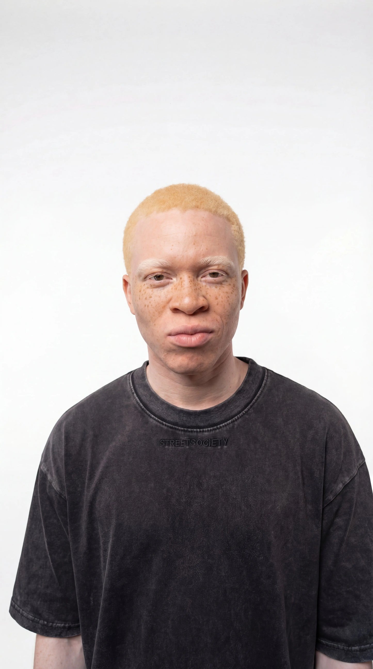 OverSize Fit Unisex Cotton T-shirt "Swirl Charcoal" - Street Society