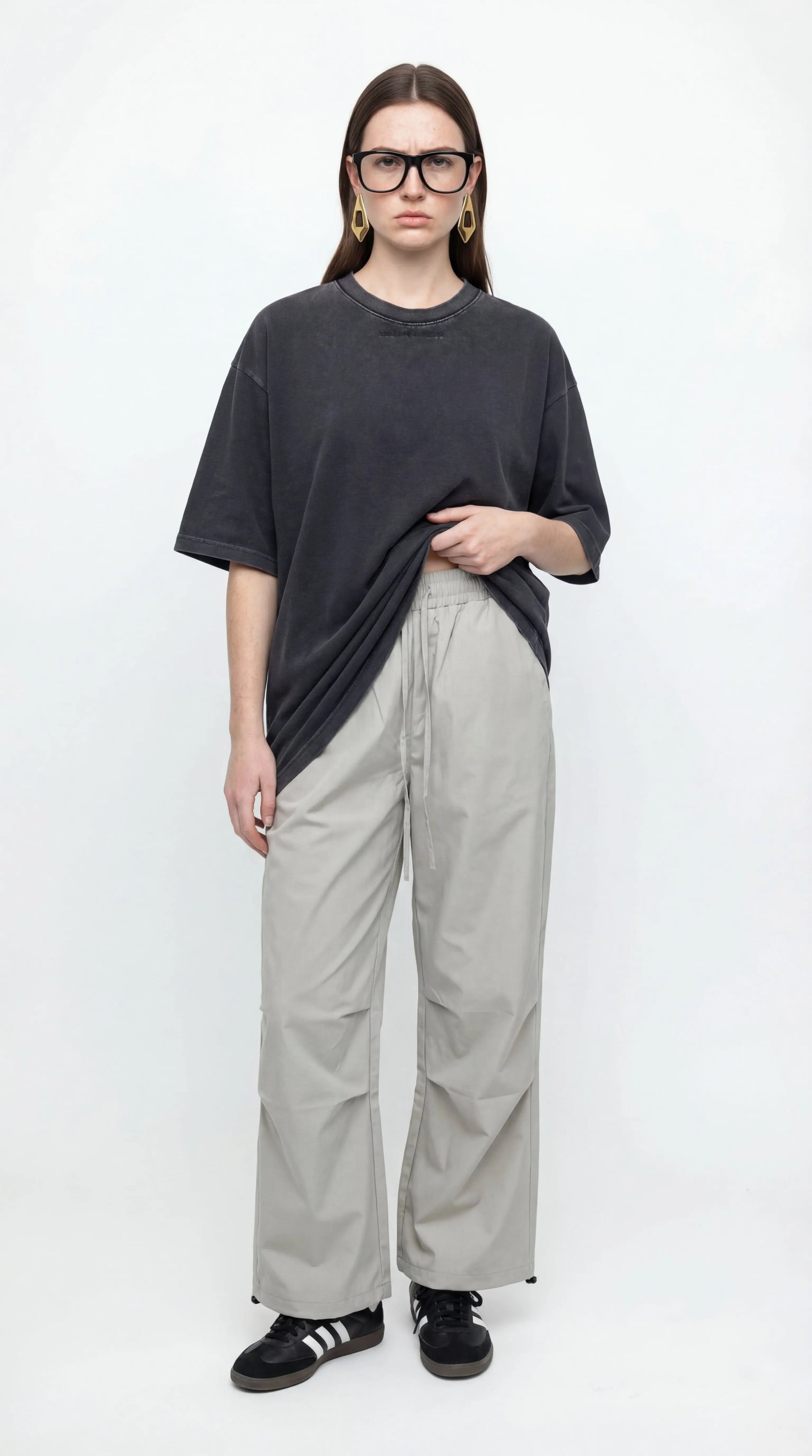 Relaxed-fit Unisex pants Gray - Street Society