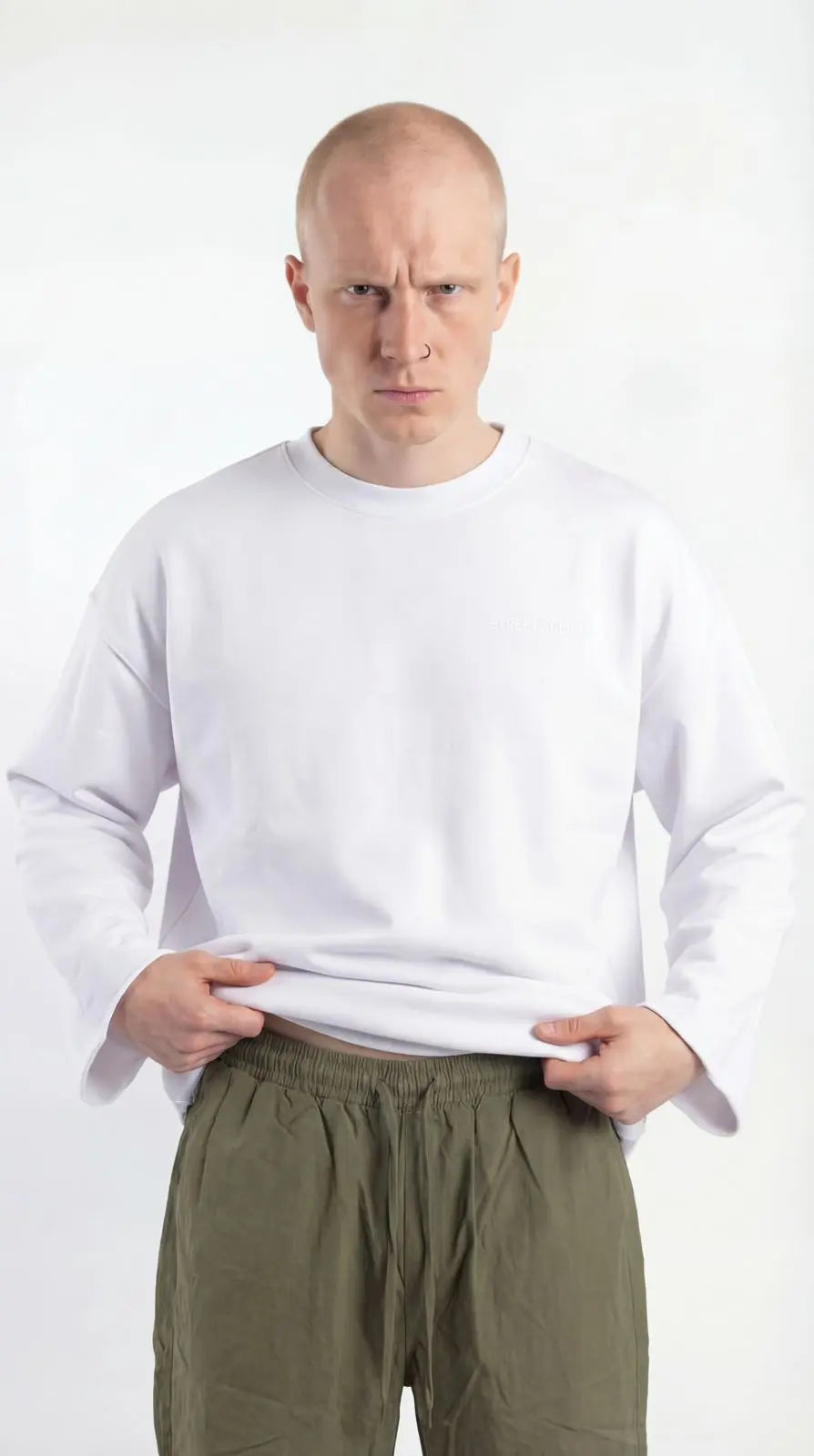 Relaxed-fit Unisex pants Olive - Street Society