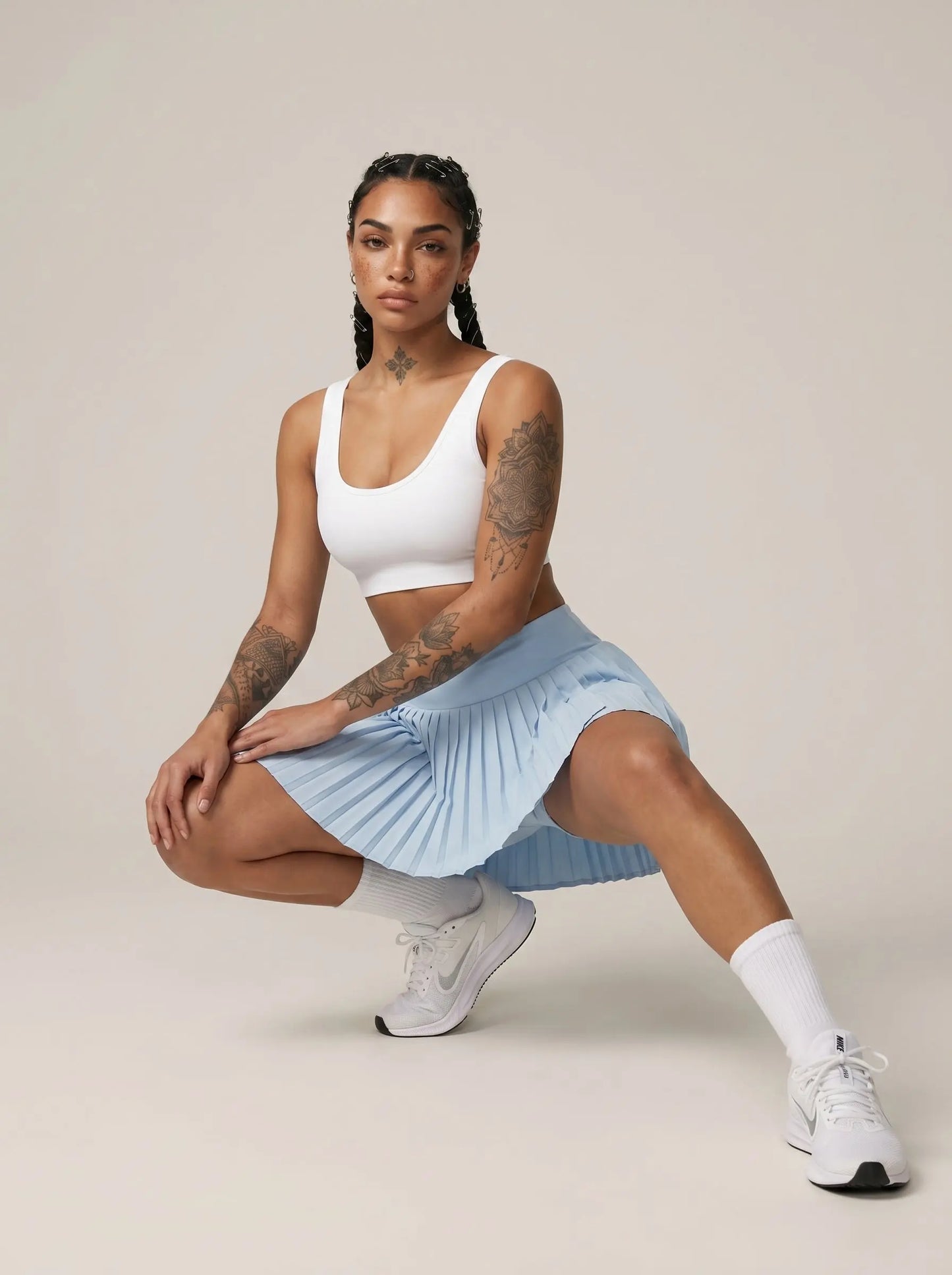 Sky Blue Skirt Street Society